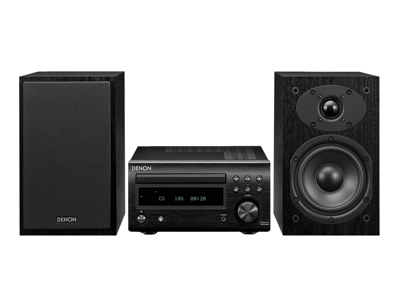 Denon D-M41 Mini HiFi System - Compact Stereo with CD, Bluetooth