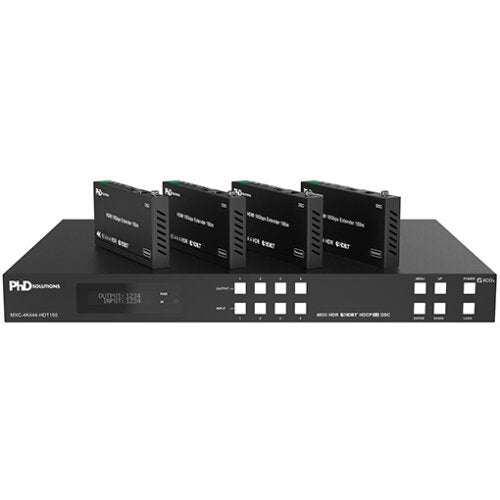 PhD MXC-4k444 4x4 HDBase-T HDMI Matrix kit- 150m - Ultra Sound & Vision