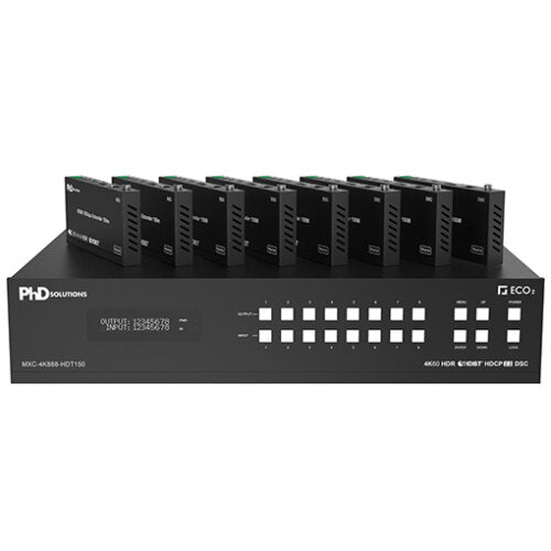 PhD 8X8 HDBaseT 150M MATRIX Kit - Ultra Sound & Vision