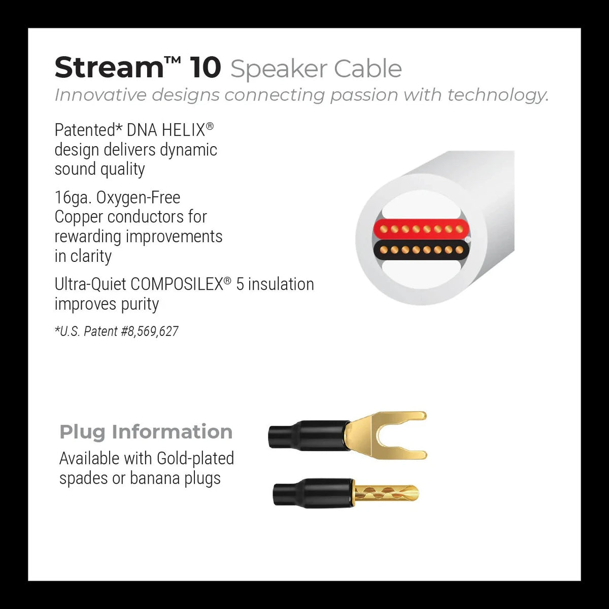 Wireworld Stream 10 (STS)Speaker Cable - Ultra Sound & Vision