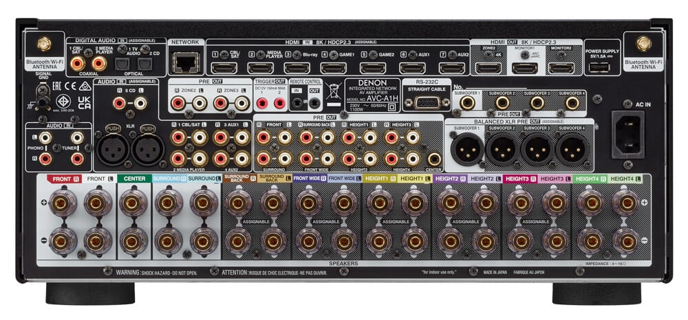 Denon AVC-A1H 15.4 Channel AV Amplifier - Ultra Sound & Vision