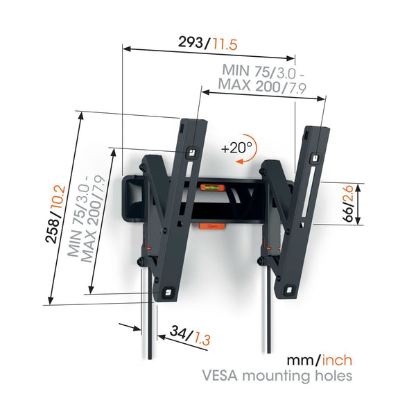 Vogel's TVM 3215 Tilting TV Wall Mount - Ultra Sound & Vision