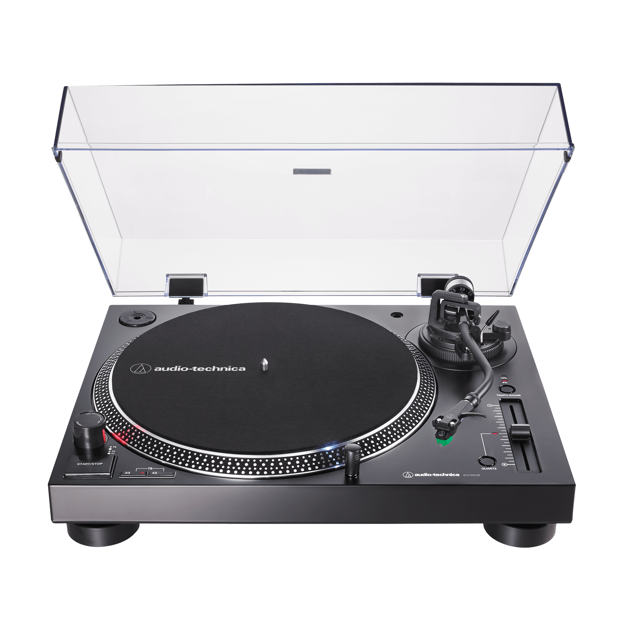 Audio-Technica AT2040USB ＋AT8176 Audio-Technica LP120X USB Direct-Drive Professional Turntable
