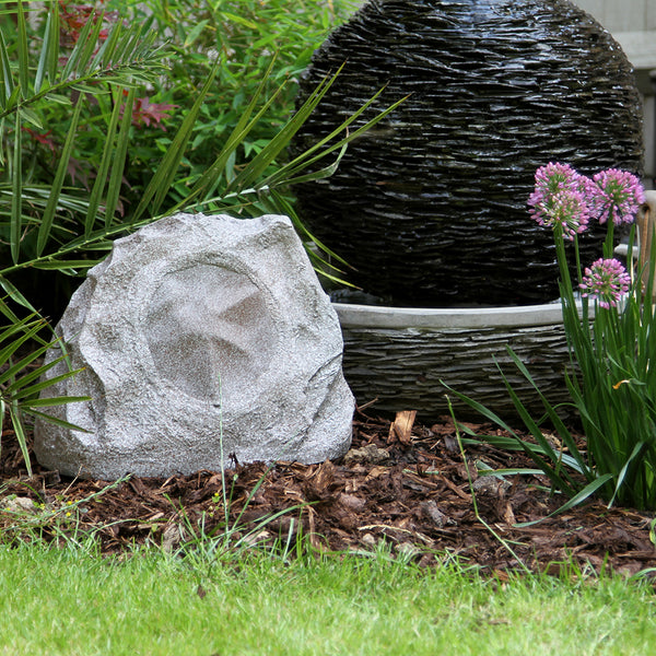 Lithe Audio Outdoor Passive Garden Rock Single Speaker - Ultra Sound & Vision