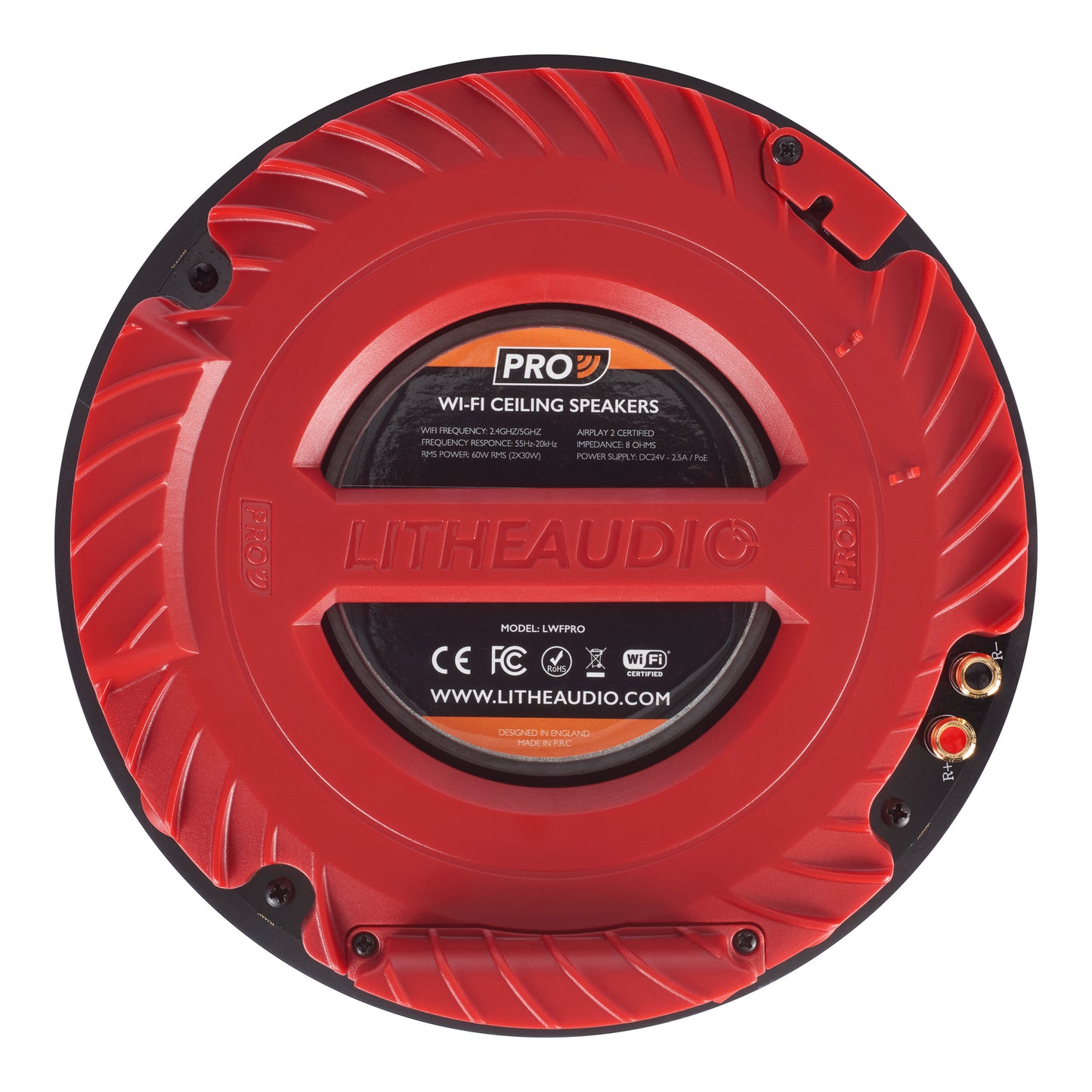 Lithe Audio Pro Series Wi-Fi Ceiling Speaker (Single) - Ultra Sound & Vision