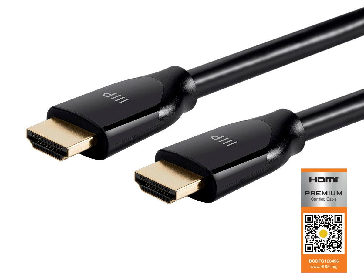 Monoprice 4K Certified Premium High Speed HDMI Cable - Ultra Sound & Vision