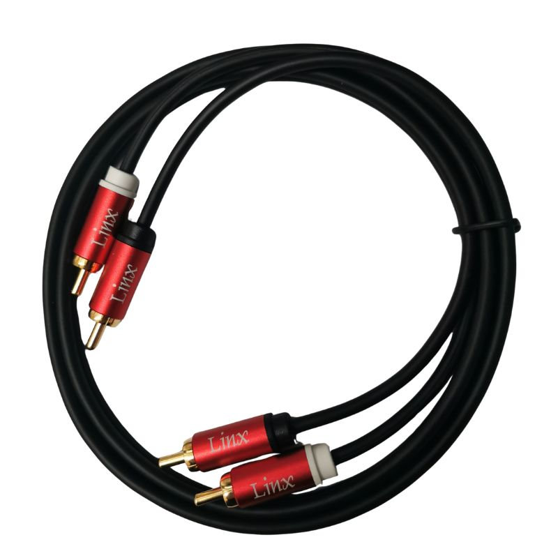 Linx 2-2 RCA Analogue Interconnect Cable – Gold-Plated - Ultra Sound & Vision