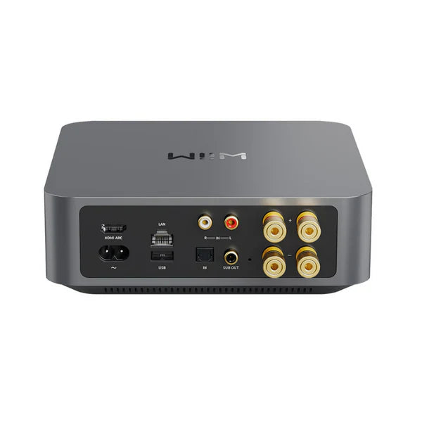 Paradigm Monitor SE Atom & WiiM Amp Bundle - Compact Hi-Fi System (Matte Black/Grey) - Ultra Sound & Vision