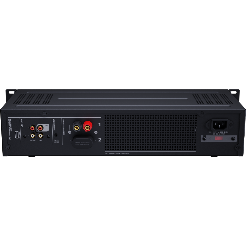 SVS Sledge STA-800D2C amplifier rear panel