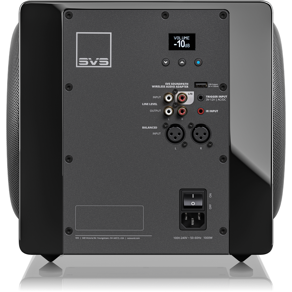 SVS 3000 Micro R|Evolution rear amplifier panel