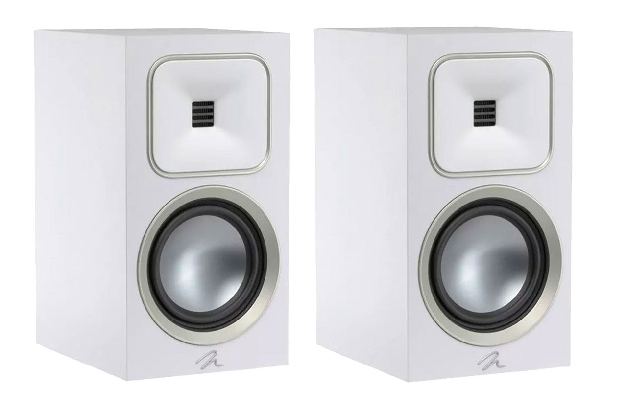 MartinLogan Motion Foundation B1 Bookshelf Speakers (Satin White, Pair)