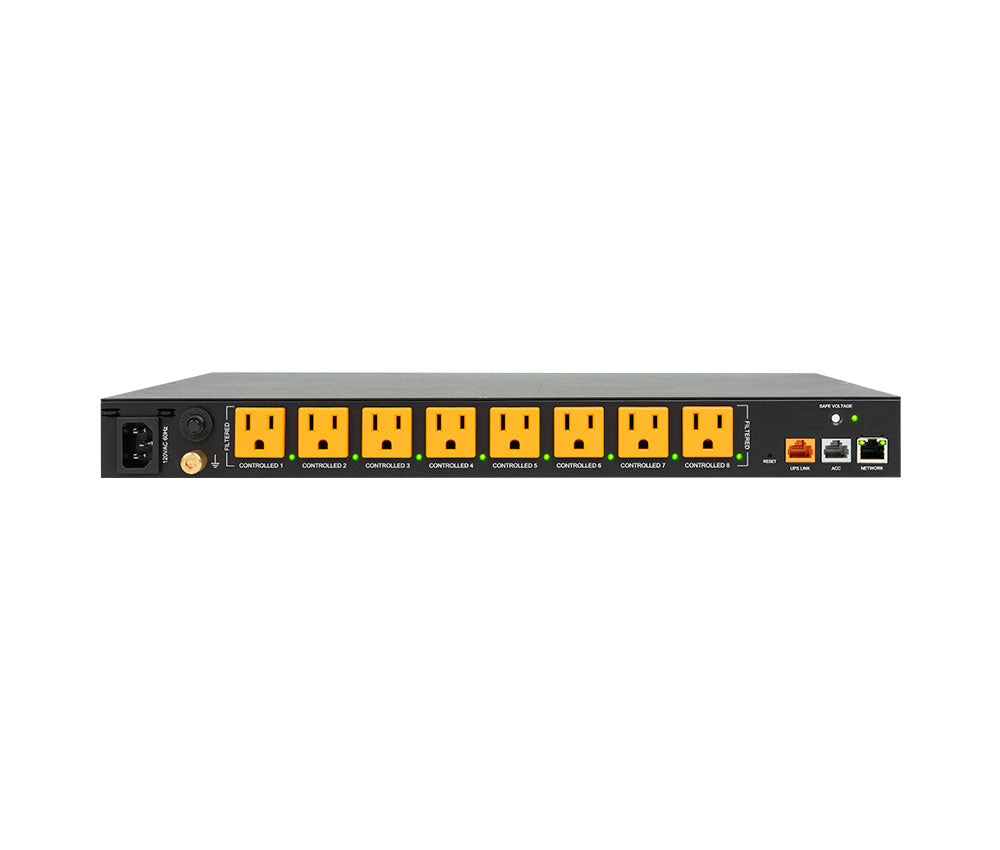 WattBox® 1U Integrated Faceplate IP Power Conditioner - Ultra Sound & Vision