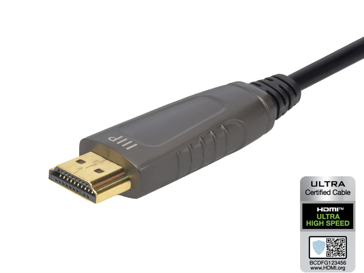 Monoprice 8K Ultra High Speed Fiber Optic HDMI Cable - Ultra Sound & Vision