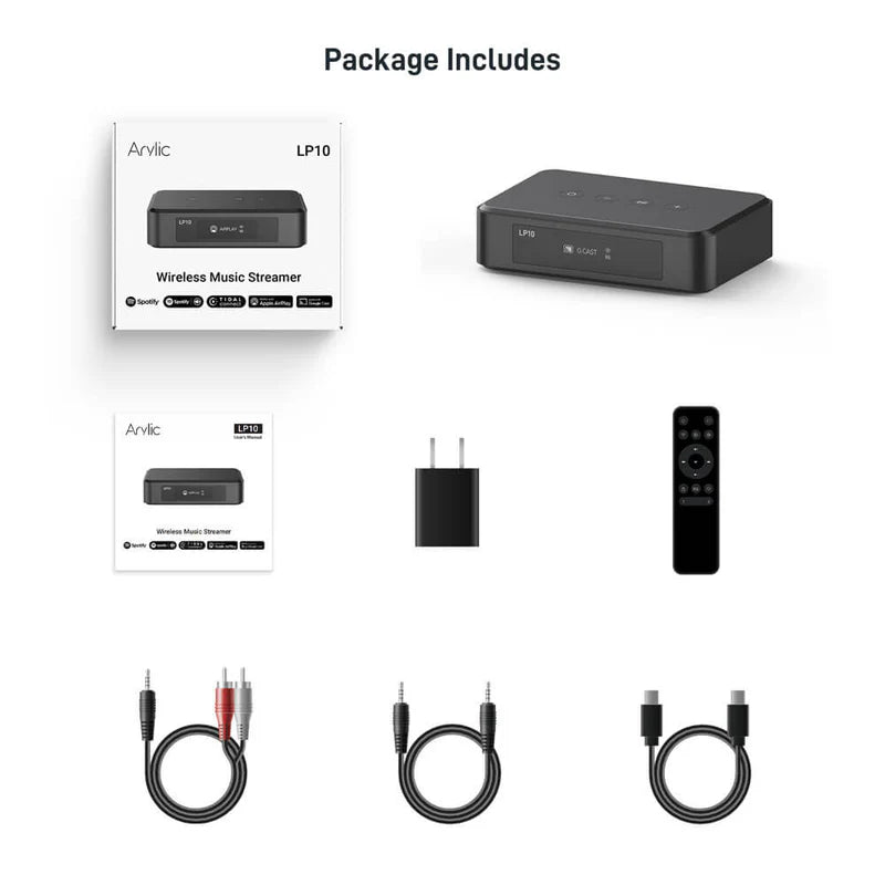 Arylic LP10 AirPlay 2 and Google Cast Music Streamer - Ultra Sound & Vision