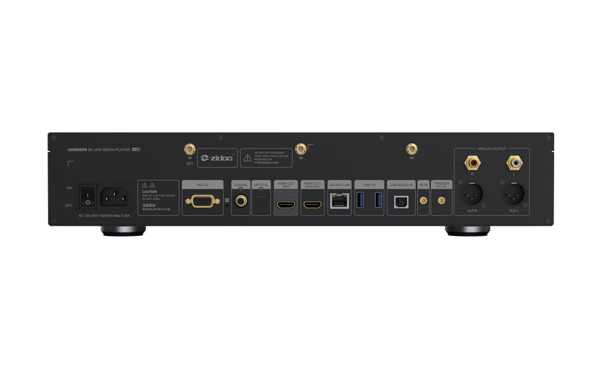Zidoo UHD8000 8K Media Player - Ultra Sound & Vision