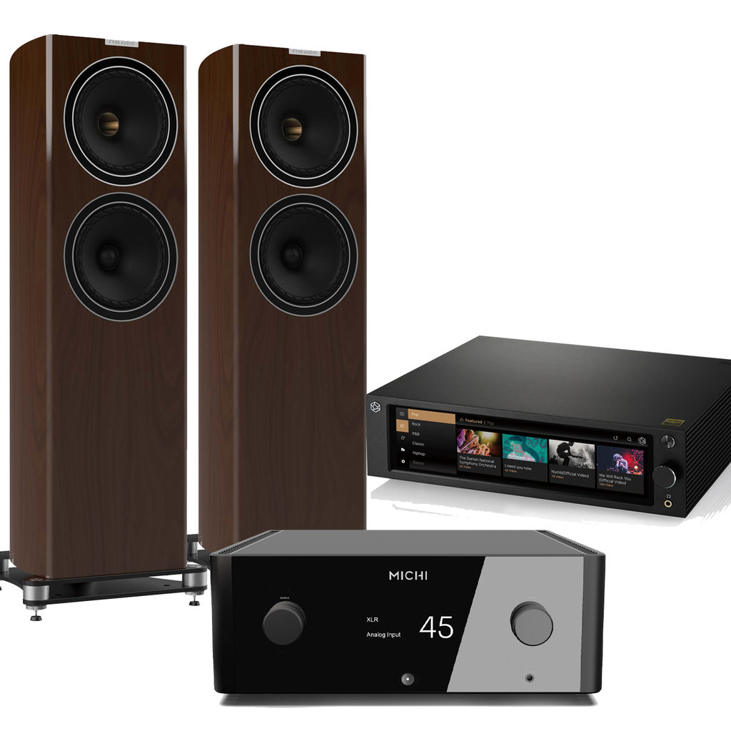 Fyne Audio F703 Rotel X5 & HiFI Rose RS250 Combo - Ultra Sound & Vision
