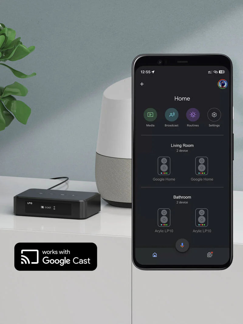 Arylic LP10 AirPlay 2 and Google Cast Music Streamer - Ultra Sound & Vision