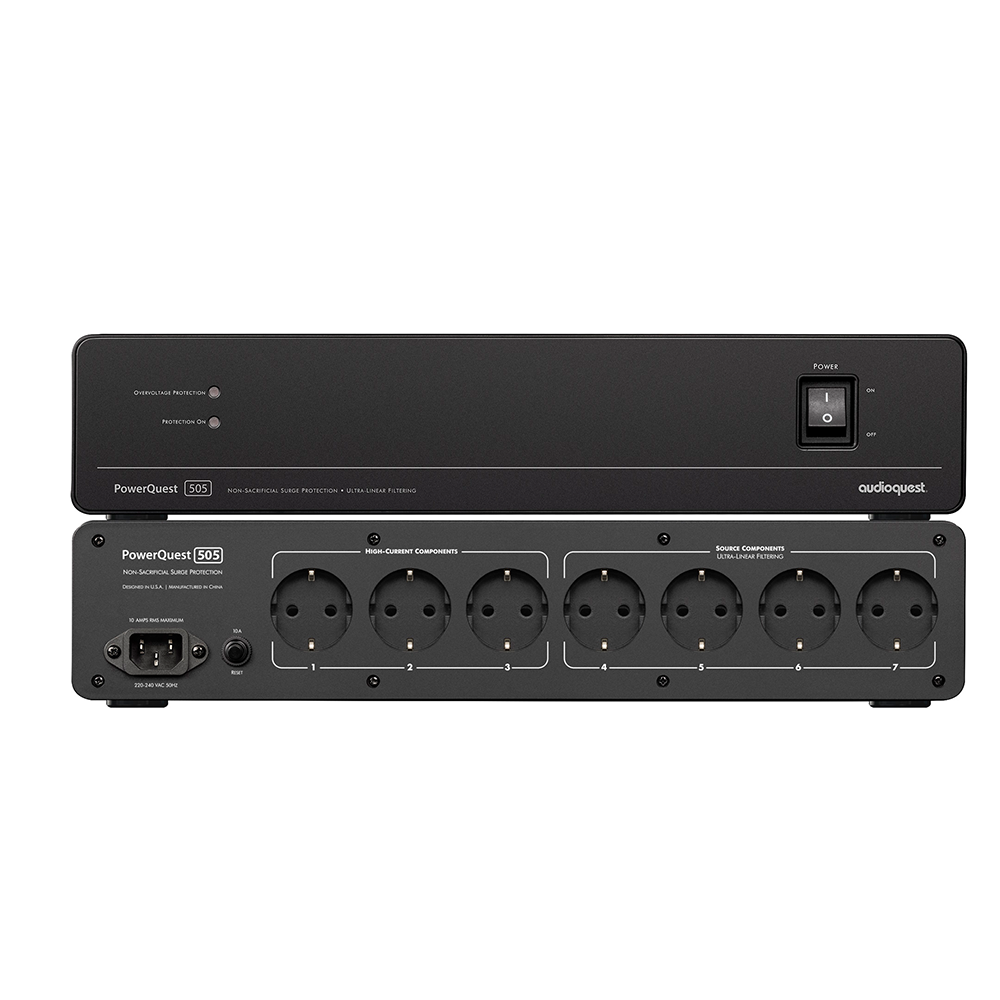 AudioQuest PowerQuest 505 12-Outlet Power Conditioner & Surge Protector - Ultra Sound & Vision