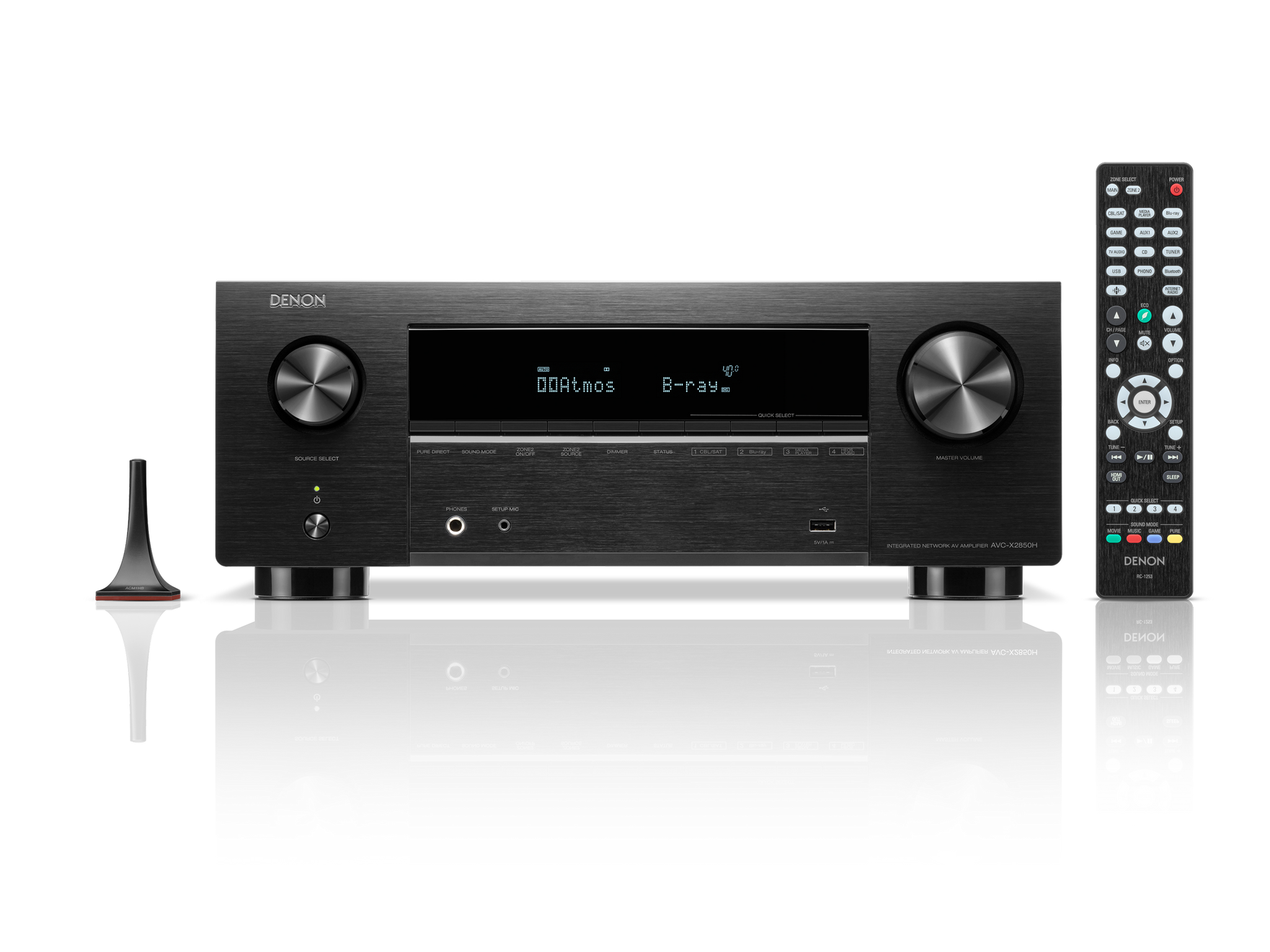 Denon AVC-X2850H 7.2 Channel 8K AV Receiver with HEOS Built-in