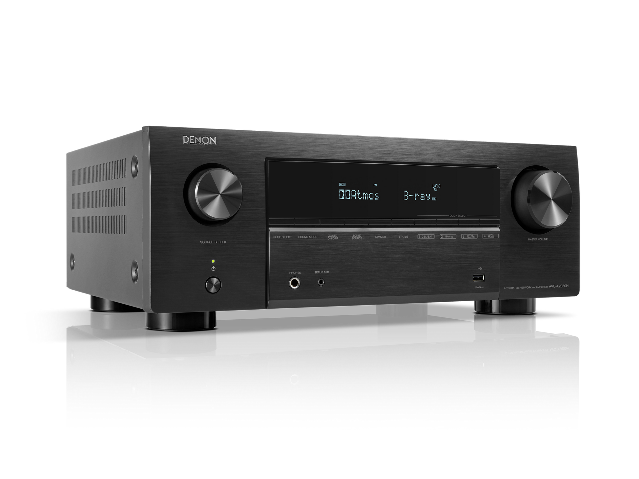 Denon AVC-X2850H 7.2 Channel 8K AV Receiver with HEOS Built-in
