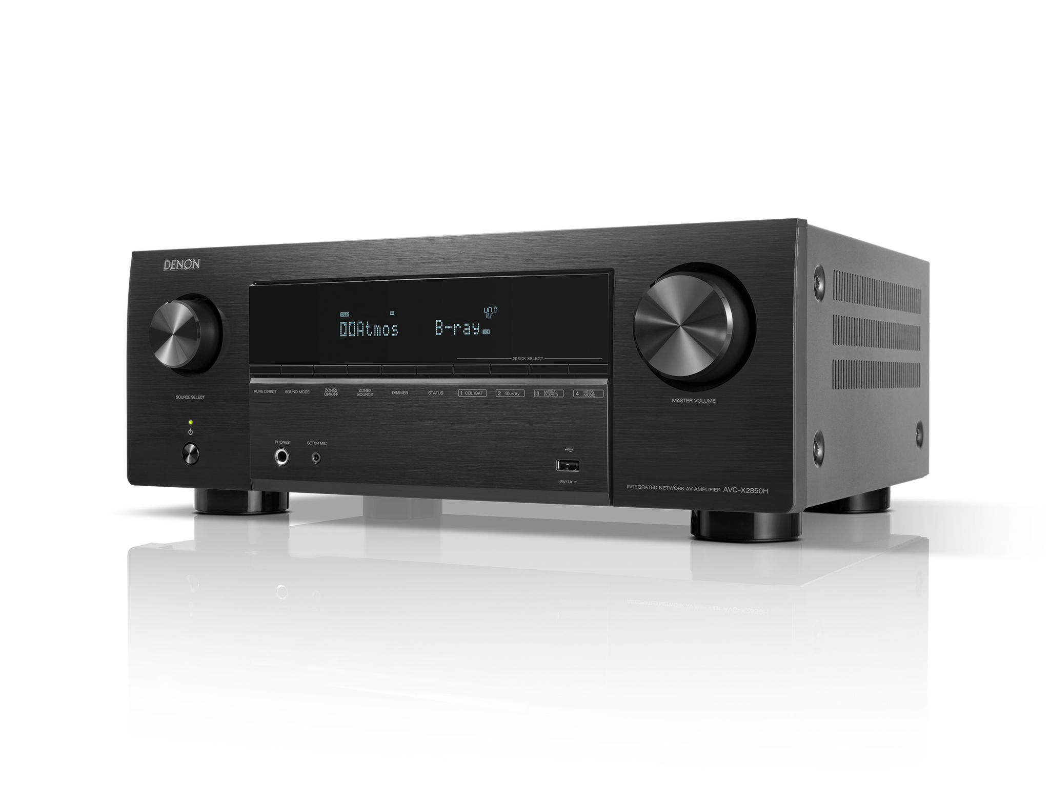 Denon AVC-X2850H 7.2 Channel 8K AV Receiver with HEOS Built-in