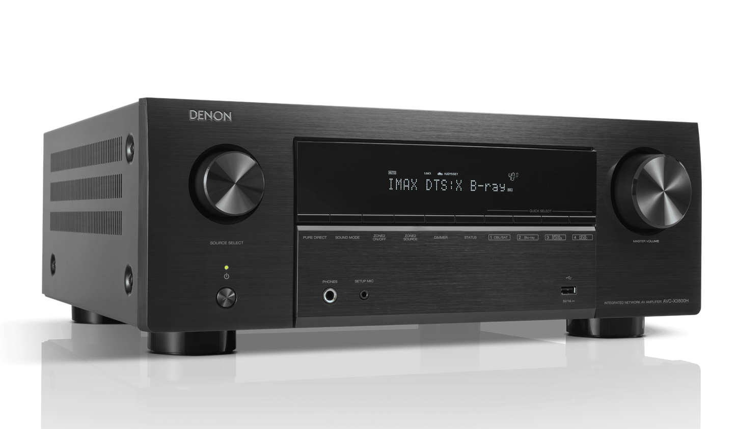 Denon AVC-X3800H 9.4 Ch 8K AV Receiver - Ultra Sound & Vision