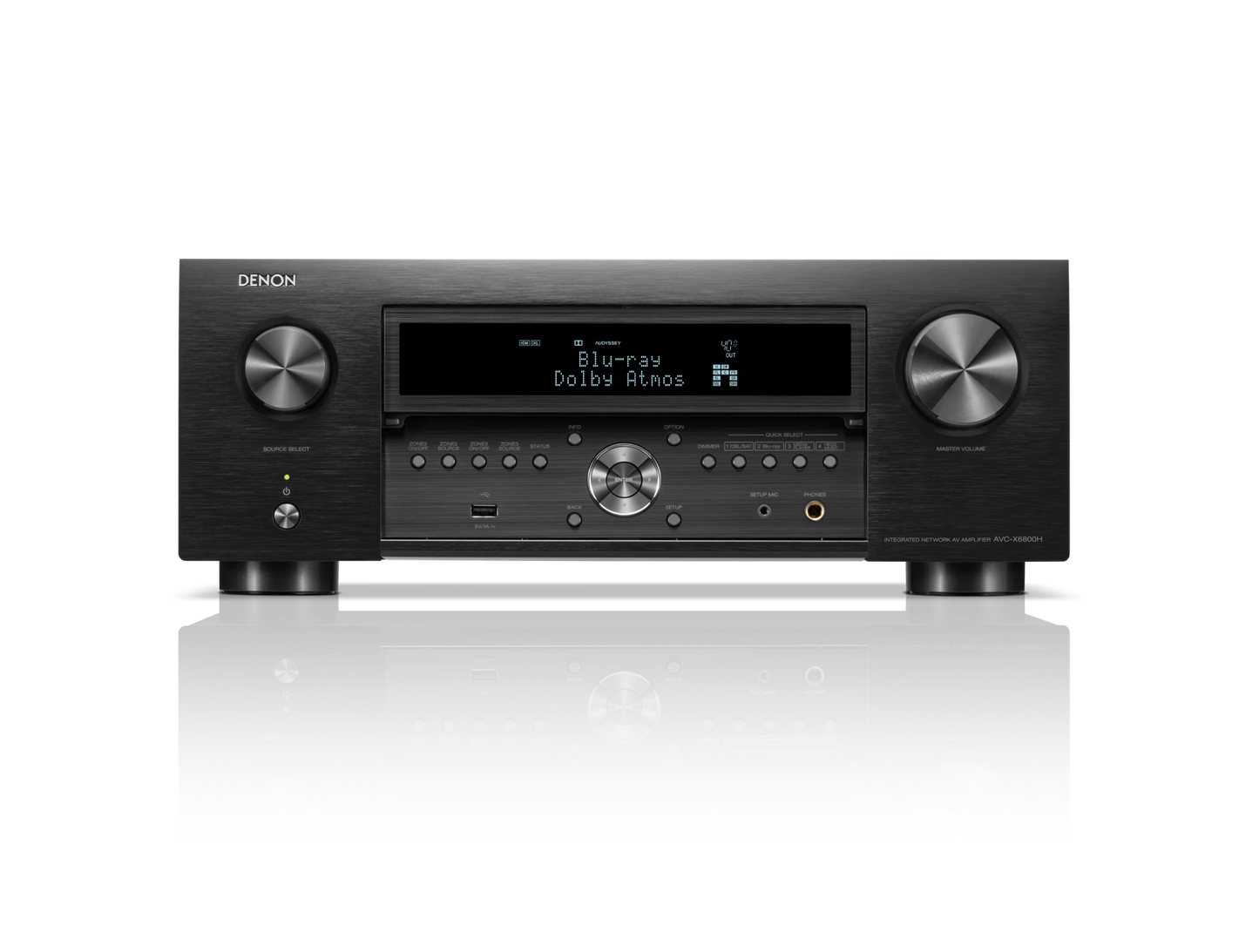 Denon AVC-X6800H 11.4-Channel 8K AV Receiver with HEOS Built-in - Ultra Sound & Vision