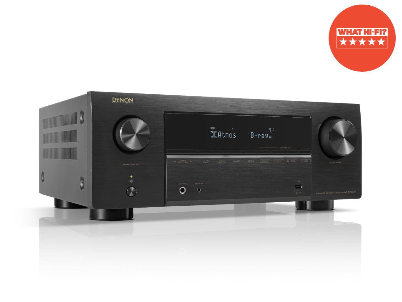 Denon AVR-X2800H 7.2 Ch. 95W 8K AV Receiver - Ultra Sound & Vision