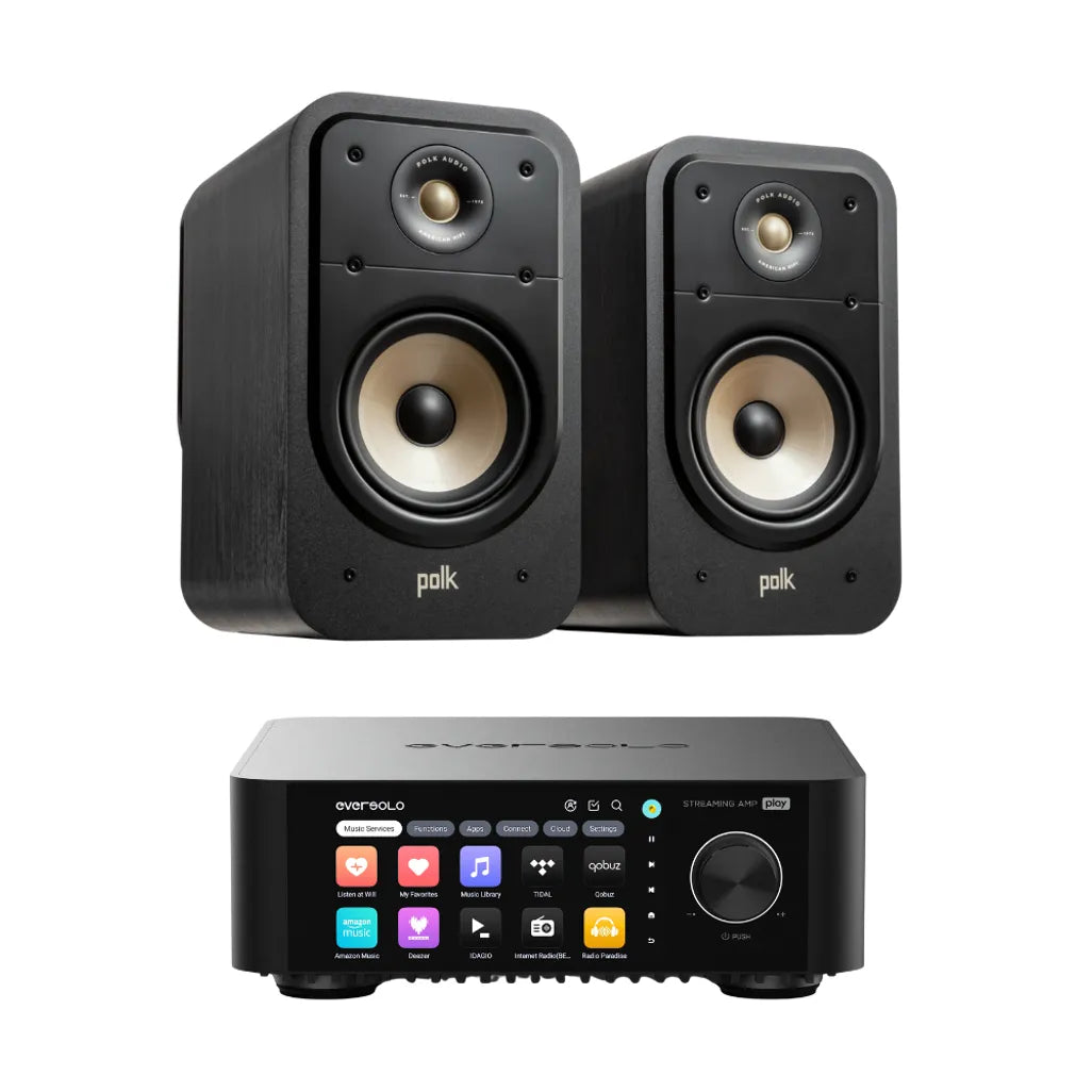 Polk Audio ES20 & Eversolo Play Streaming Amplifier Bundle - Ultra Sound & Vision