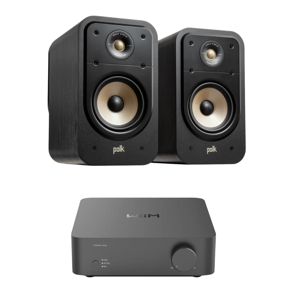 Polk Audio ES20 & WiiM Amp Streaming Bundle