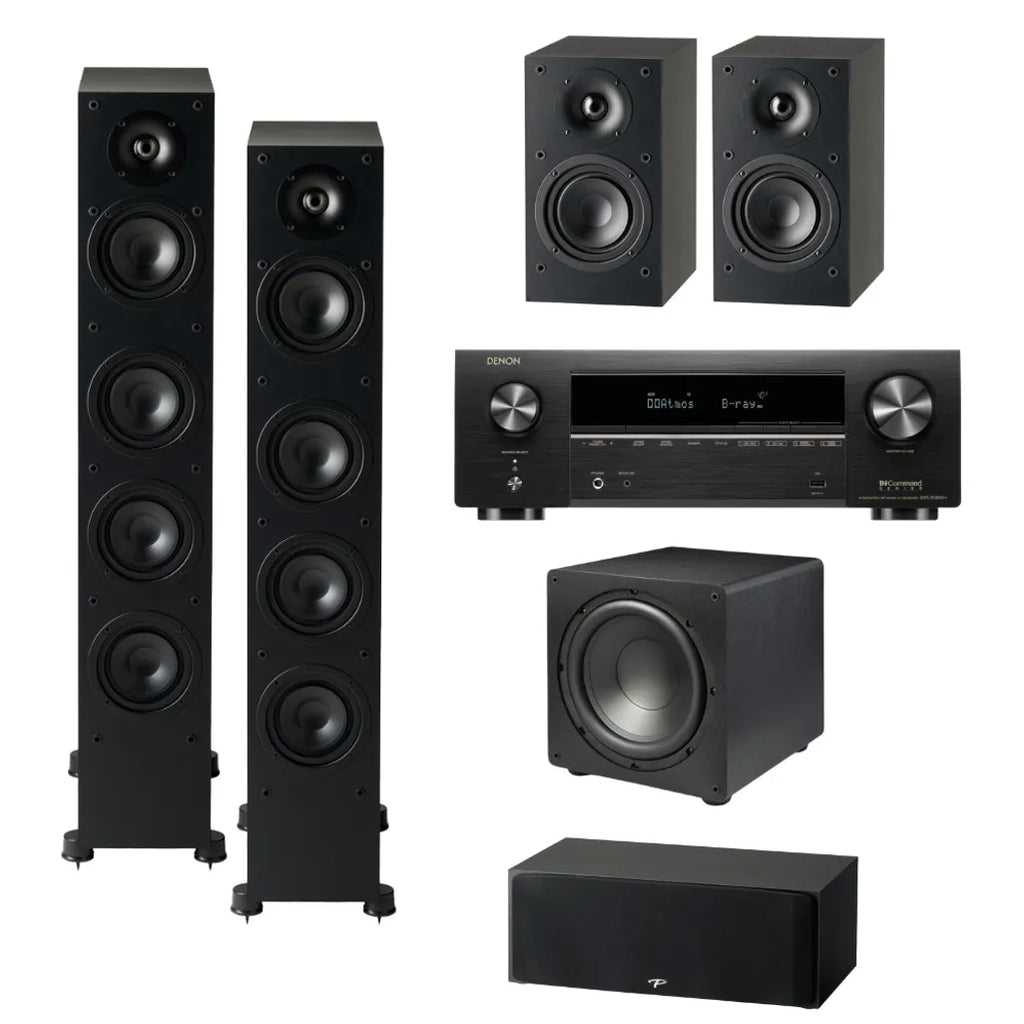 Paradigm Monitor SE Home Theater Bundle with Denon AVR-X1800H