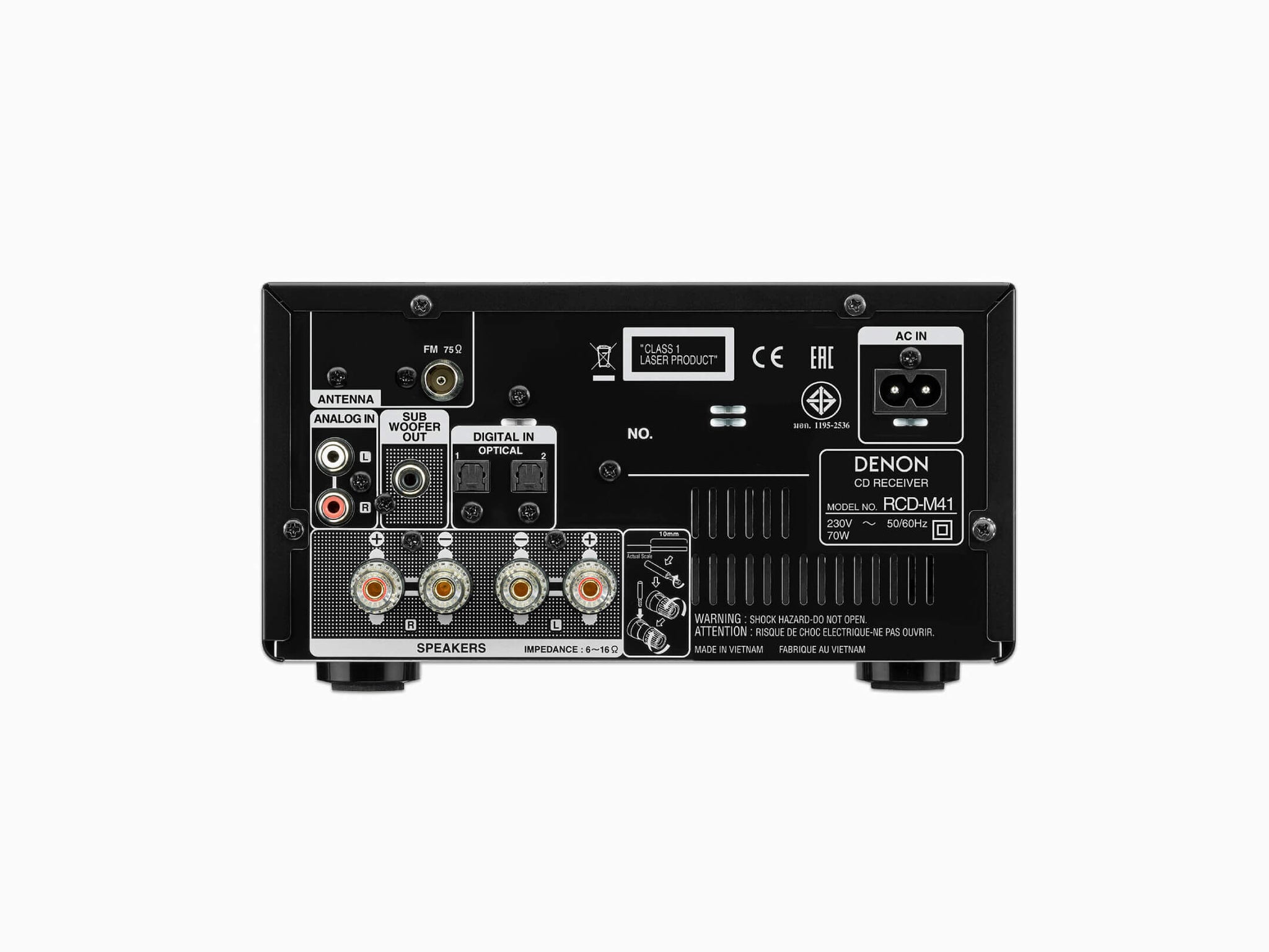 Denon RCD-M41 Stereo Receiver - Ultra Sound & Vision