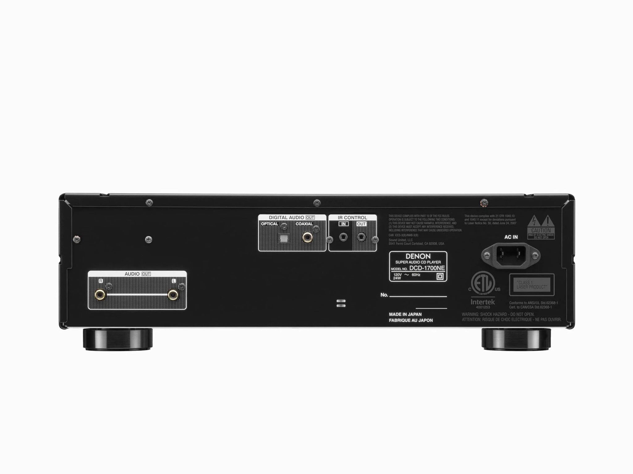 Denon DCD-1700NE CD/SACD player with Advanced AL32 Processing Plus - Ultra Sound & Vision