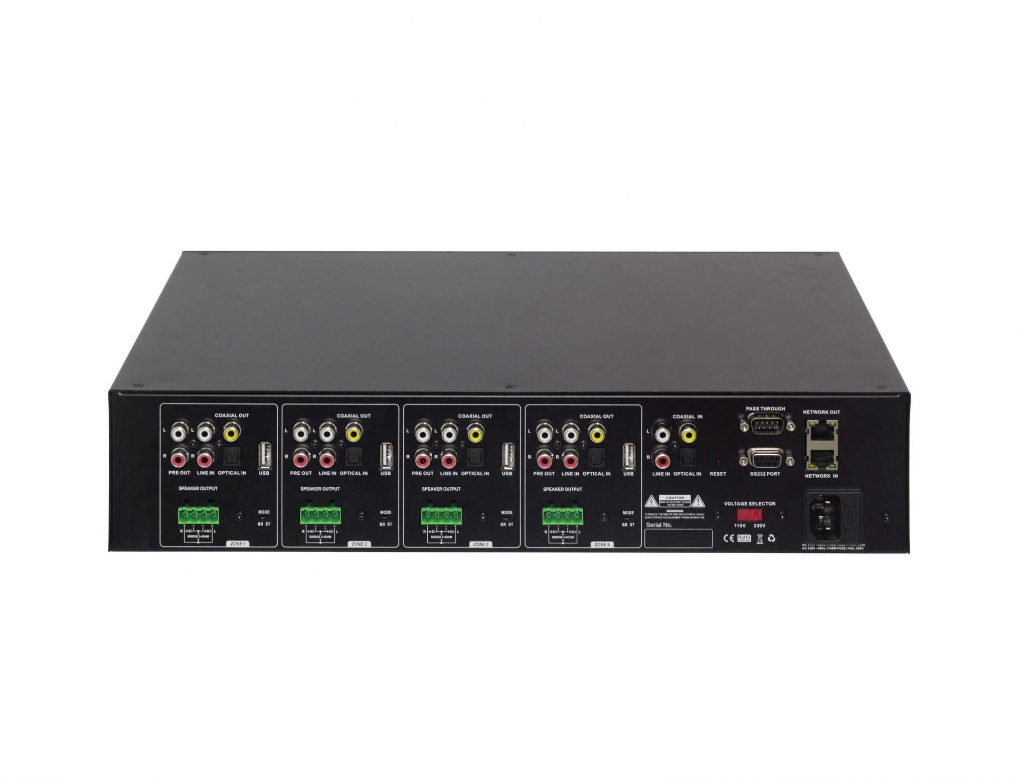 Arylic Rakoso HA400 4-Zone Amplifier - Ultra Sound & Vision