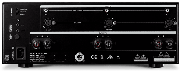 Anthem MCA 325 Gen2 3 Channel Power Amplifier - Ultra Sound & Vision