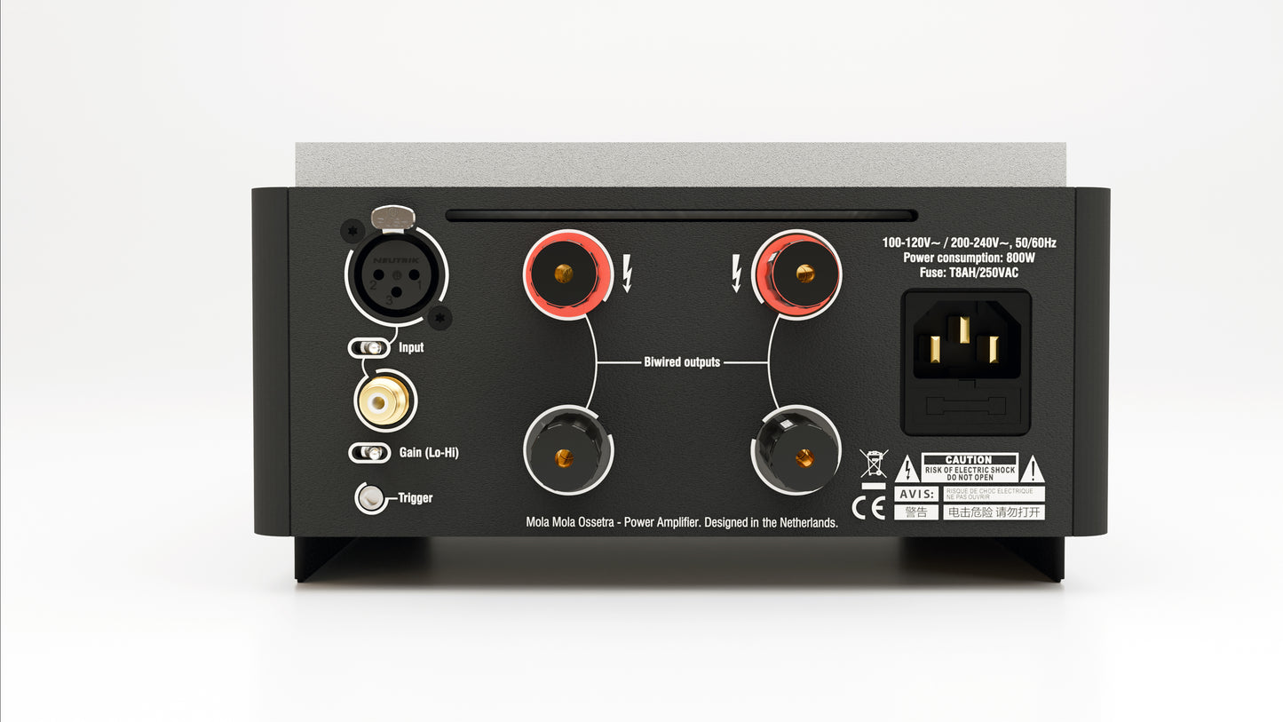 Mola Mola Ossetra Monoblock Power Amplifier - Class D Audiophile Amplifier - Ultra Sound & Vision