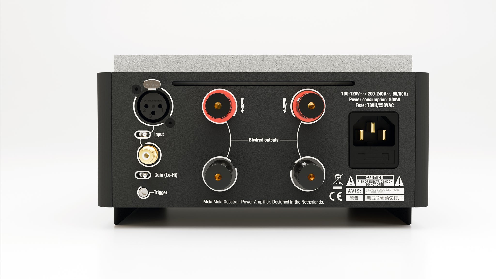 Mola Mola Ossetra Monoblock Power Amplifier - Class D Audiophile Amplifier - Ultra Sound & Vision