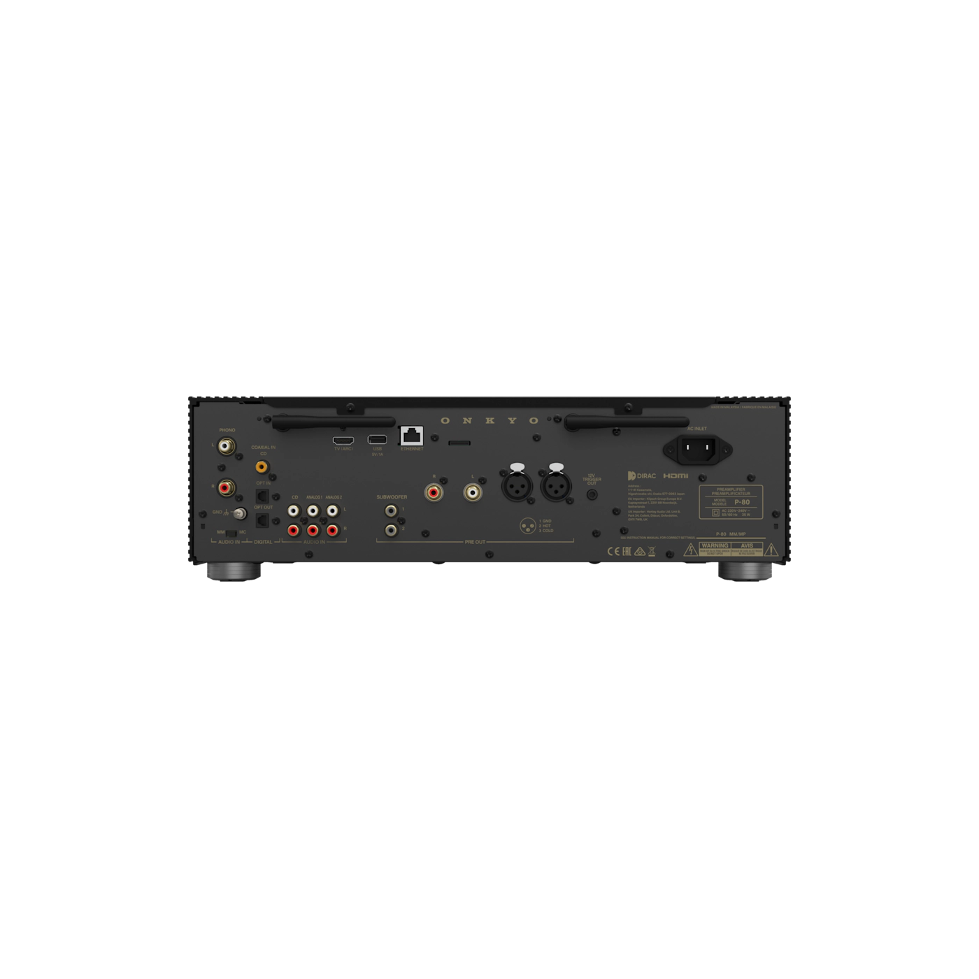 Onkyo P-80 Preamplifier - Ultra Sound & Vision