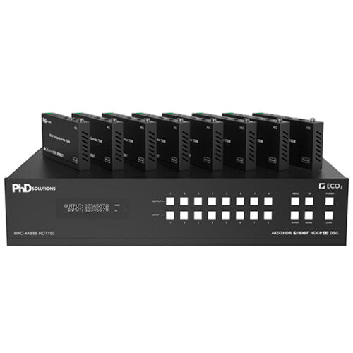 PhD 8X8 HDBaseT 150M MATRIX Kit - Ultra Sound & Vision