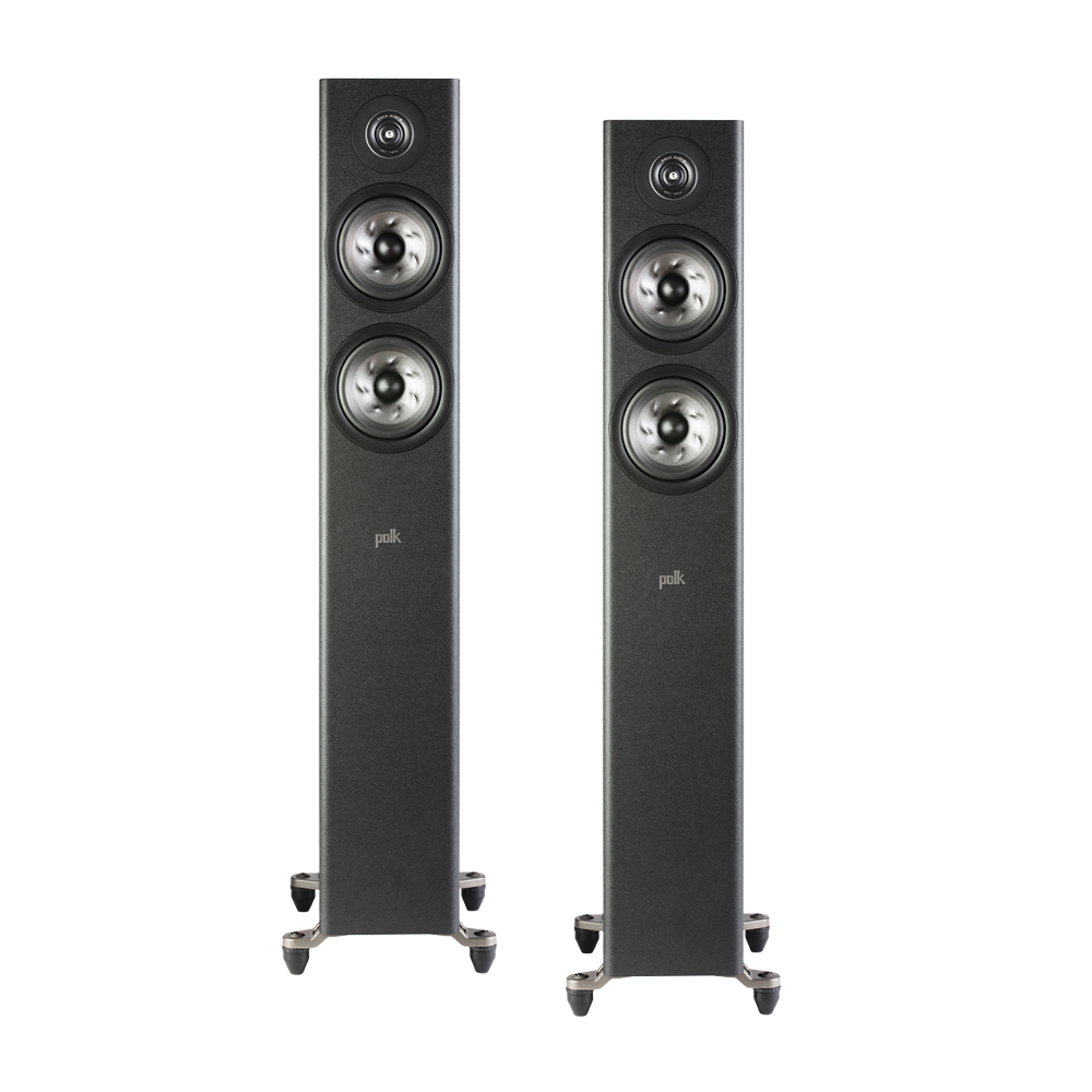 Polk Audio R500 + Denon DRA-900H Stereo Package — Black - Ultra Sound & Vision