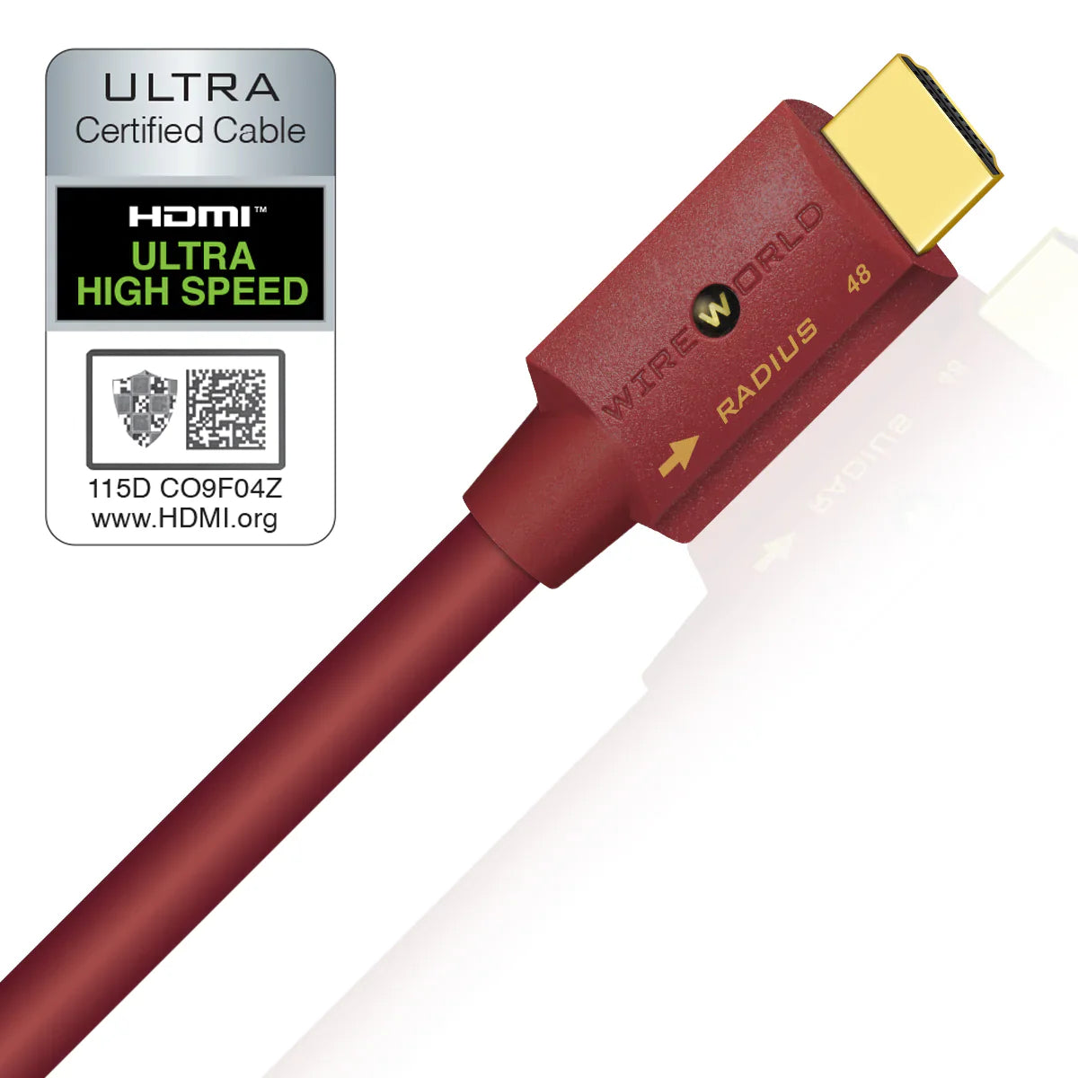 Wireworld Radius 48G HDMI Cable - Ultra Sound & Vision