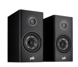 Polk Audio R100 Bookshelf Speakers + Pro Amplifier Bundle – Black - Ultra Sound & Vision