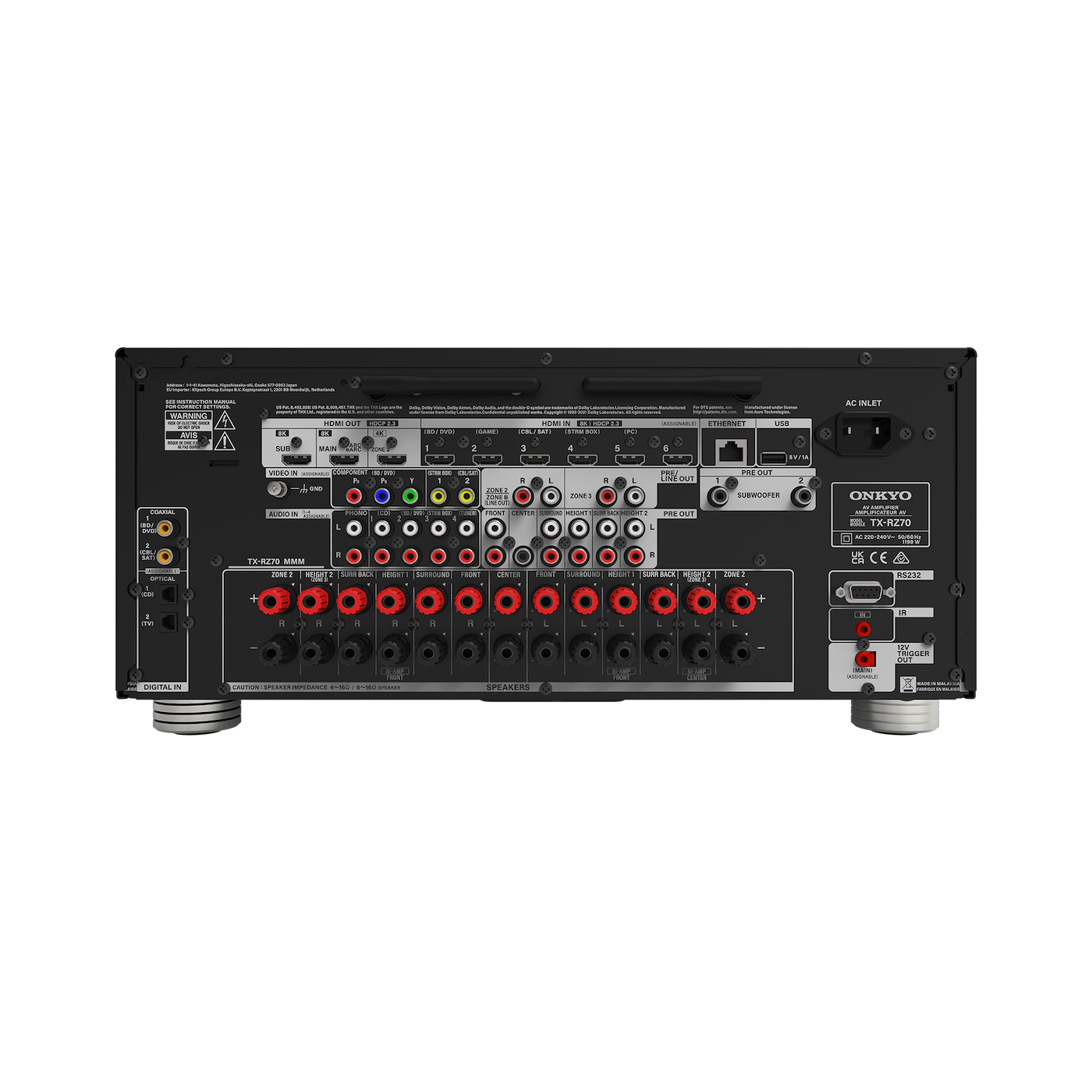 Onkyo TX-RZ70 11.2-Channel AV Receiver - Ultra Sound & Vision