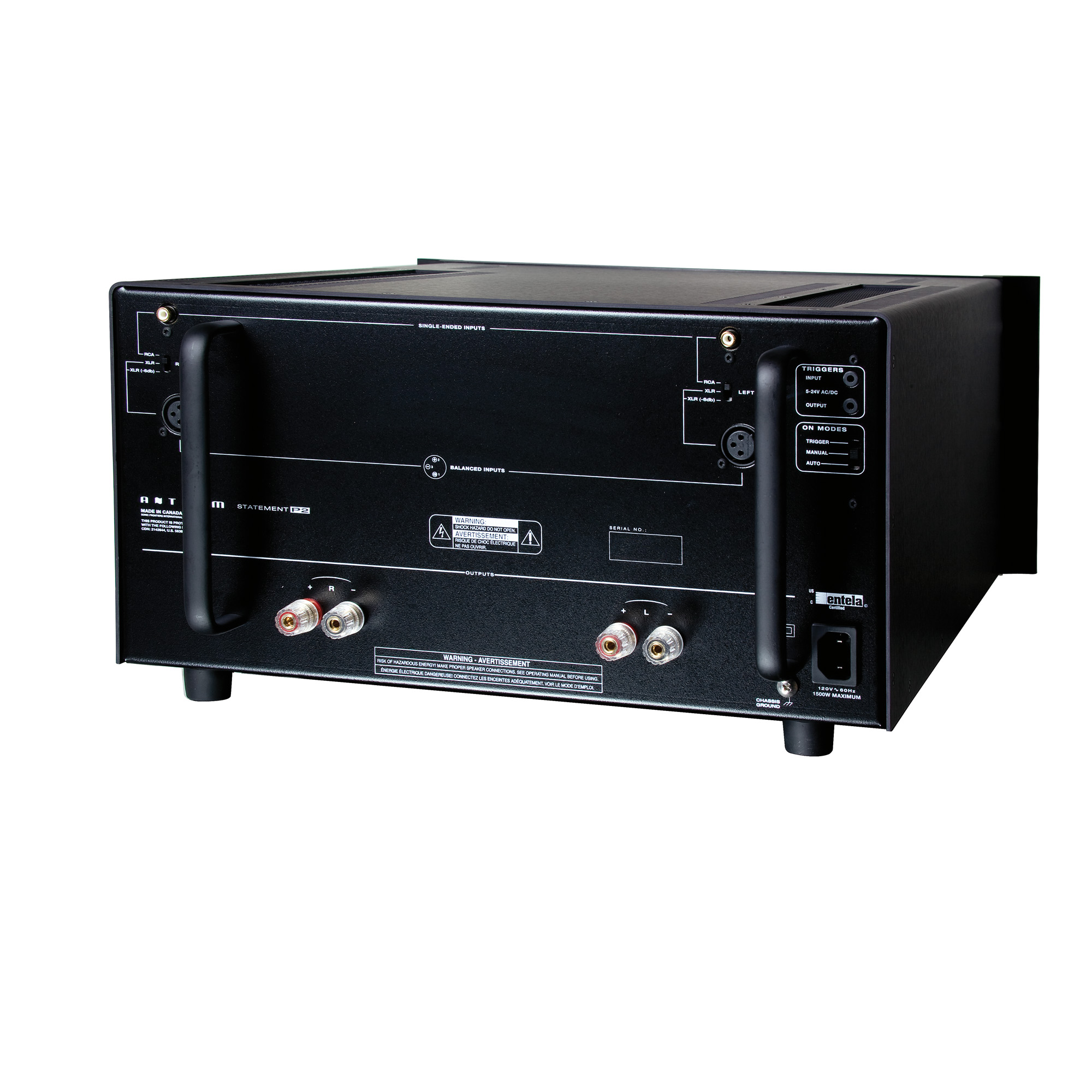 Anthem Statement P2 2 Channel Power Amplifier - Ultra Sound & Vision
