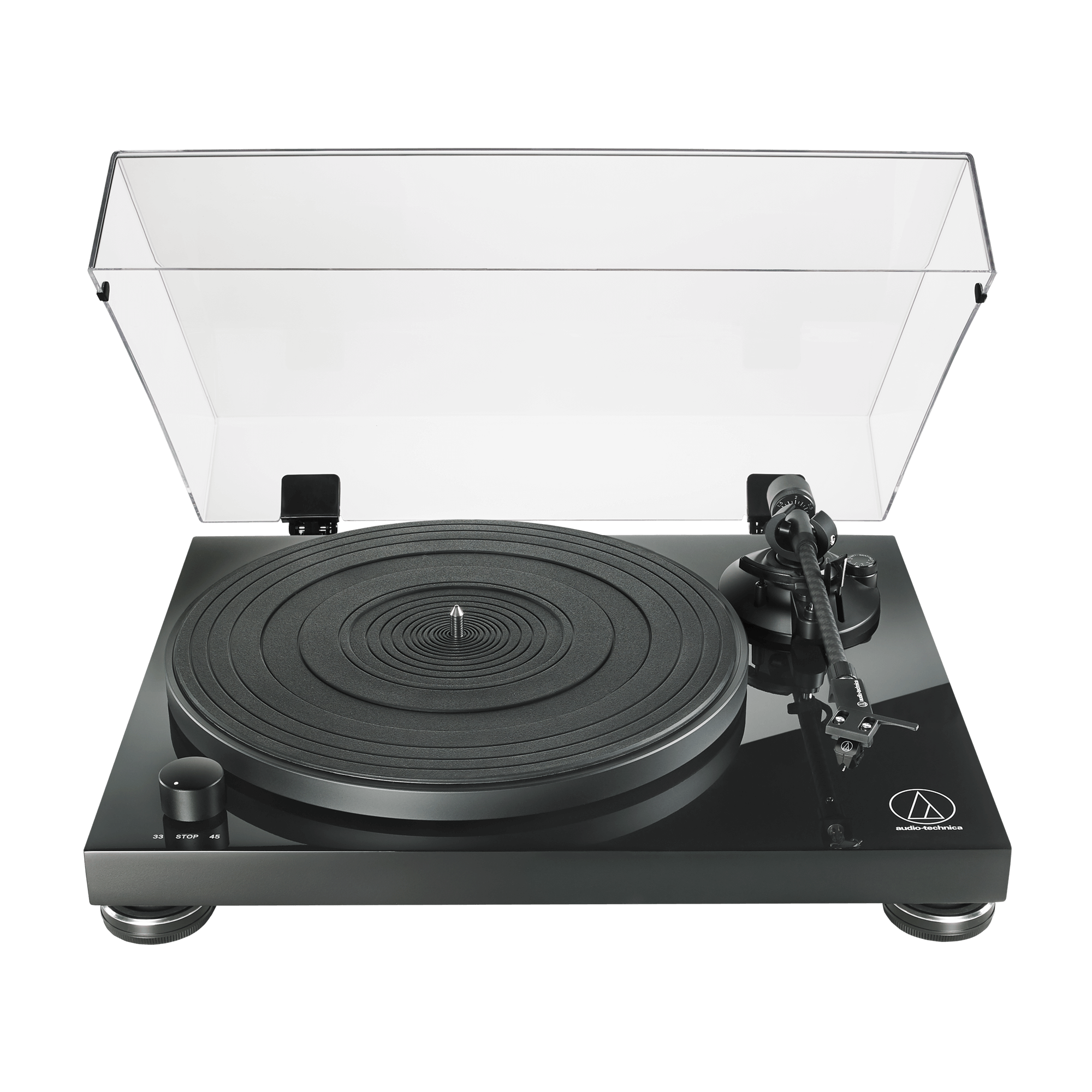 Audio-Technica AT-LPW50PB Fully Manual Belt-Drive Turntable - Ultra Sound & Vision
