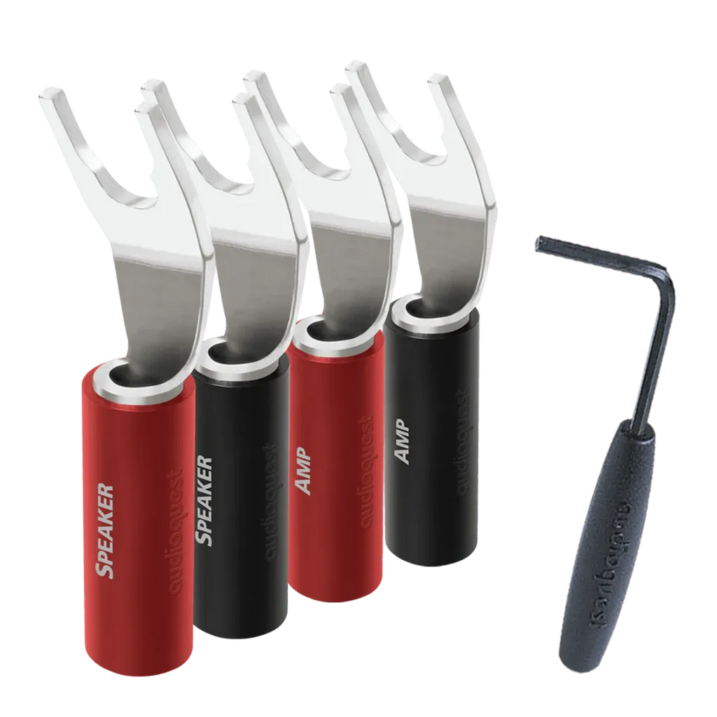 Audioquest SureGrip 100 Spade Plugs Set of 8