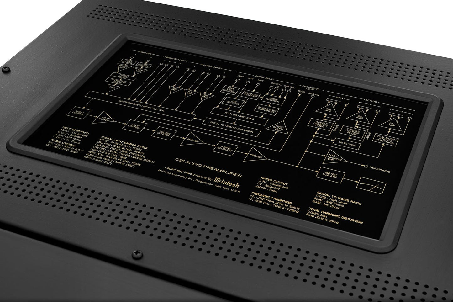 McIntosh C55 2-Channel Solid State Preamplifier - Ultra Sound & Vision