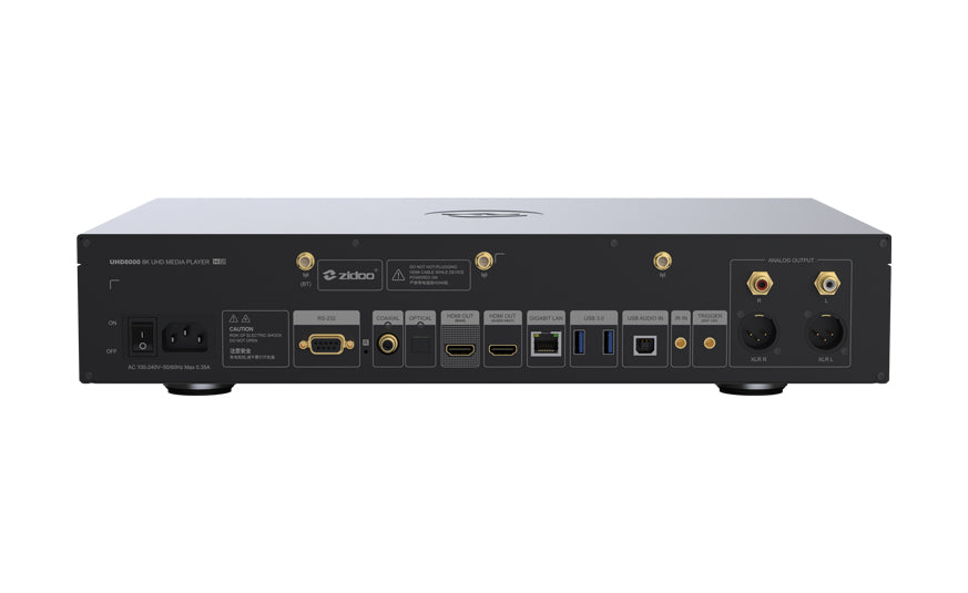 Zidoo UHD8000 8K Media Player - Ultra Sound & Vision