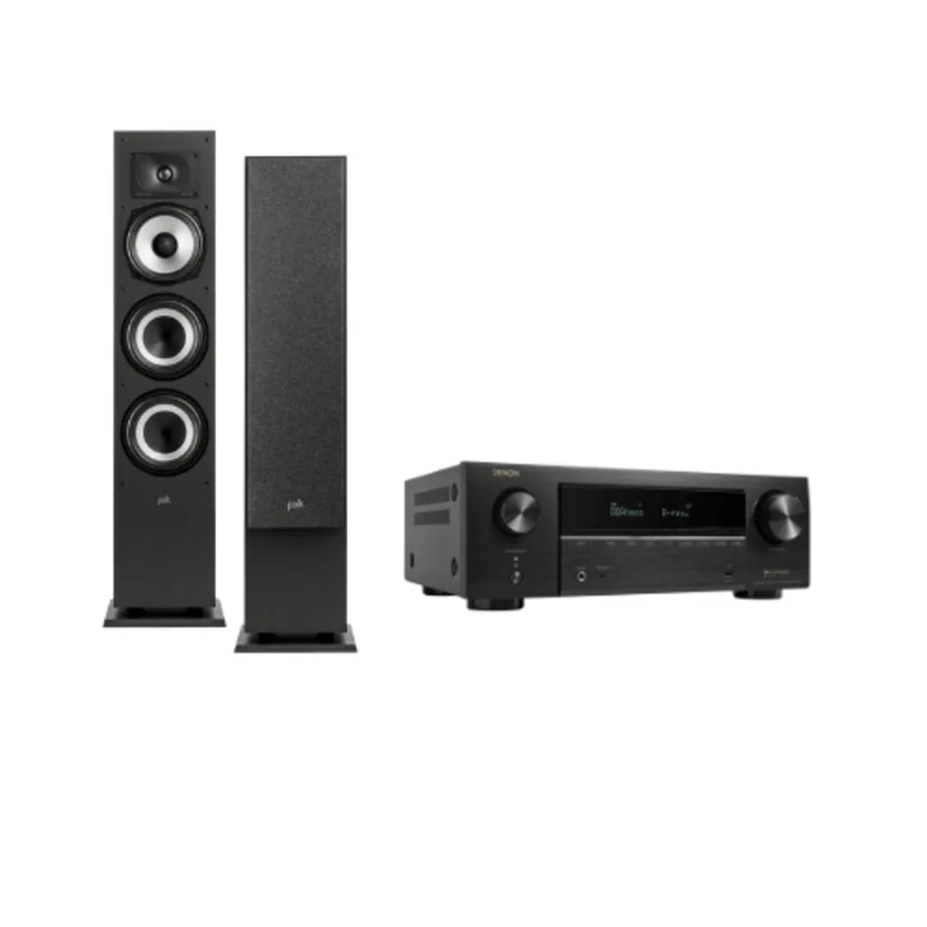 Polk Audio MXT60/Denon AVRX1800H Combo (Black) - Ultra Sound & Vision