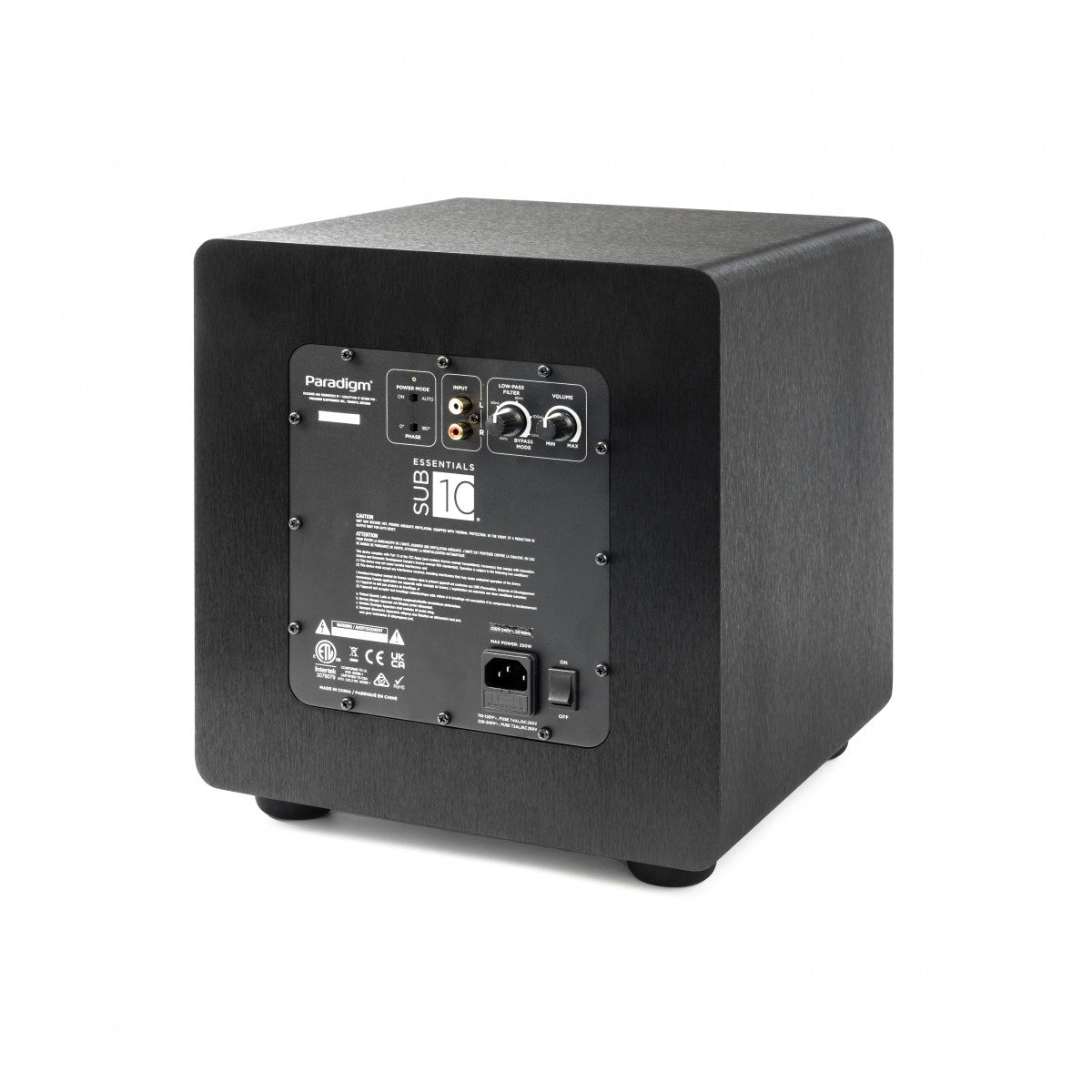 Paradigm Essentials Sub 10 - 10" Powered Subwoofer - Ultra Sound & Vision